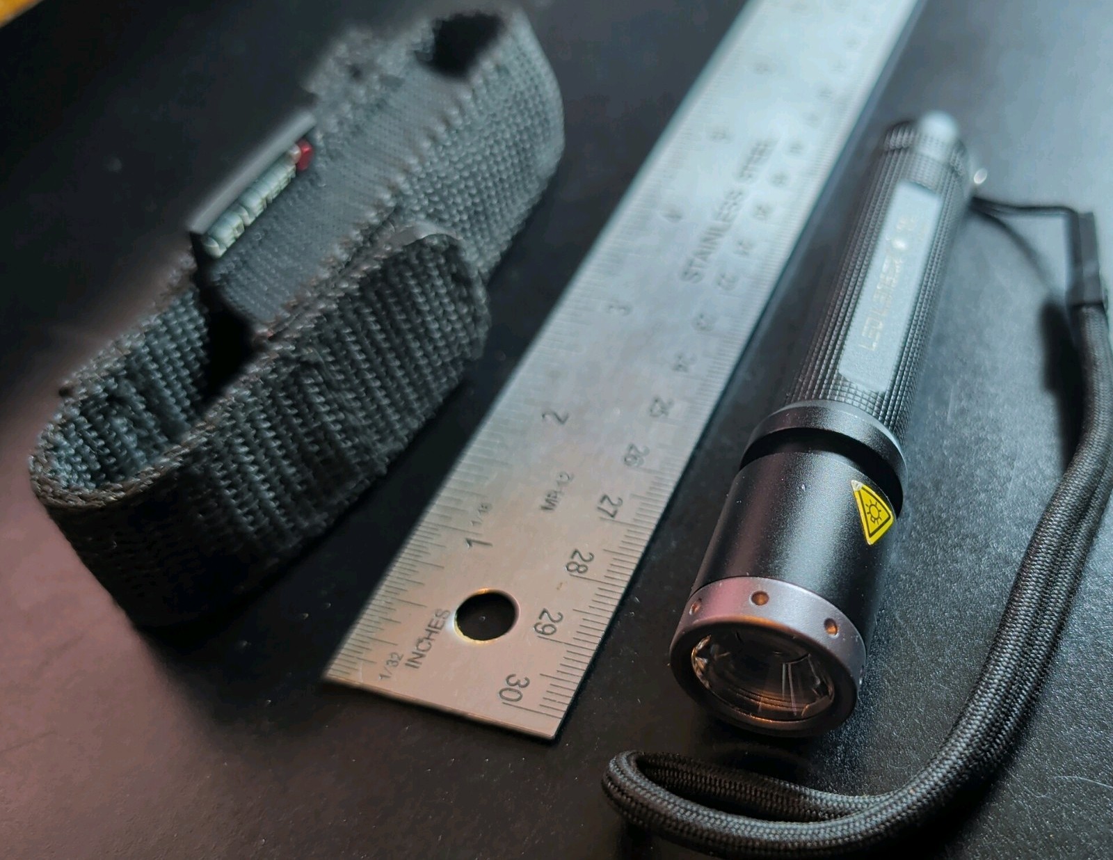 Led Lenser M5 Flashlight and Case – For Parts