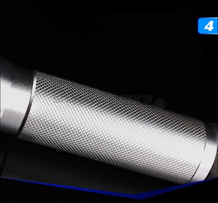 BQ1 Adjustable Focus 450nm BlueVisible Beam Handheld Flashlight US
