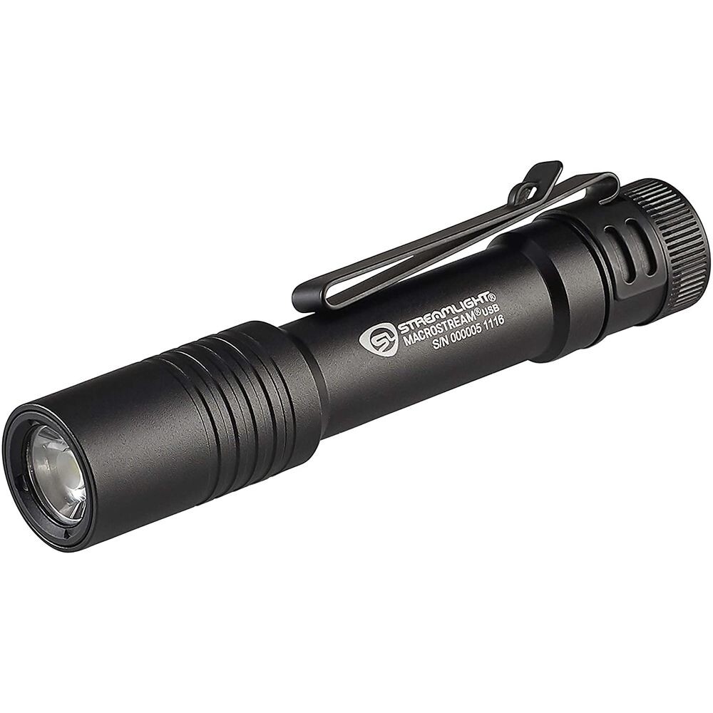 Streamlight 66320 MacRostream Light White Led Black Usb Chargeable