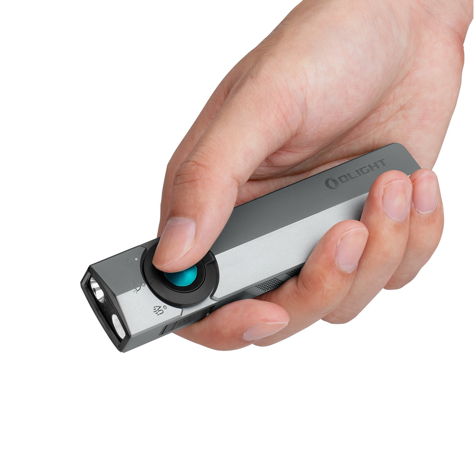 Olight ArkPro Class 3R Silver Graphite CW, 1500 L, 4 Lights, 7 Config, FREE Coin