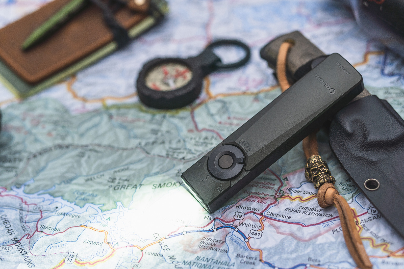 Olight Arkfeld Ultra Olive Grey 3-in-1 CW EDC Flashlight, O-Aluminum, 1400 Lumen