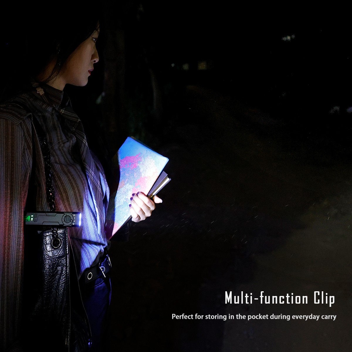 IMALENT GR35 High Power LED Flashlight 2800LM Long Distance Beam UV Green Laser