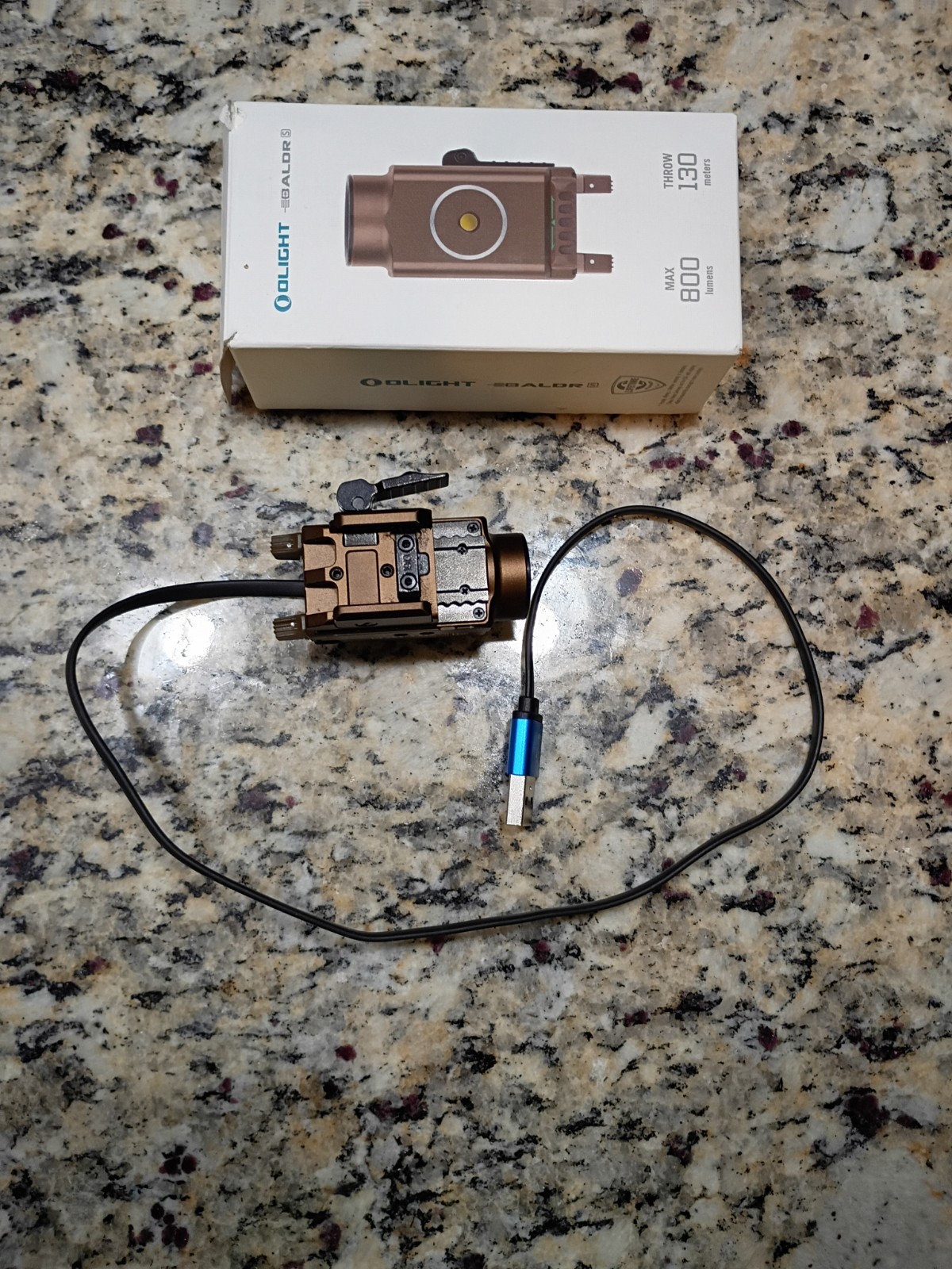 Olight BALDR Mini 600 Lumen Pistol Flashlight