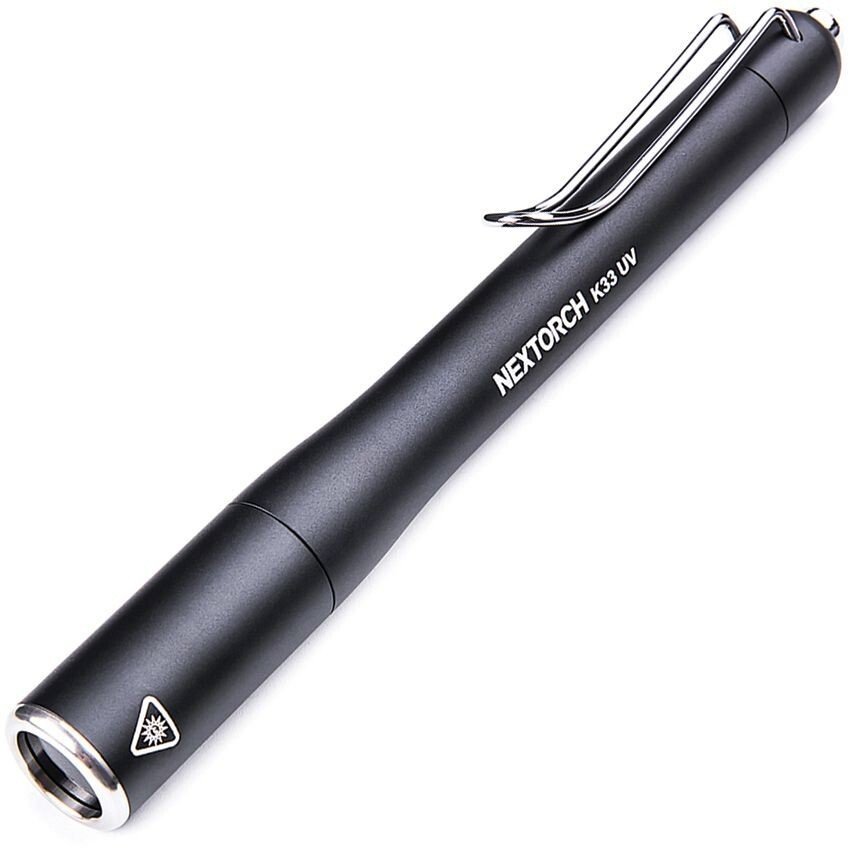 Nextorch K33 UV Penlight Rechargeble Resists Water/Impact Black-Glass Filter
