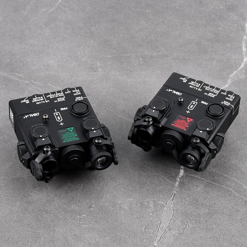 VCSEL DBAL-A2 IR LED Red Green Laser Dot Indicator Full Metal Strobe Weapon Lamp