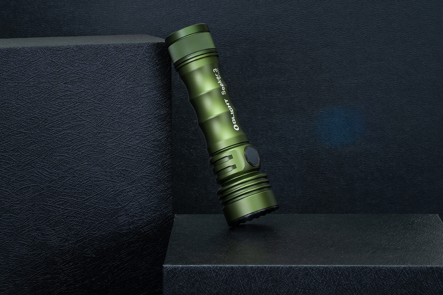Olight Seeker 3 OD Green Rechargeable Floodlight Flashlight, 3500 Lumens, 220 M