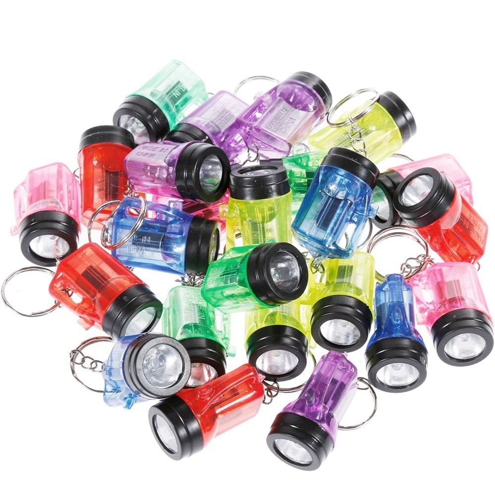 24pcs keychain flashlight mini lamp 4cm