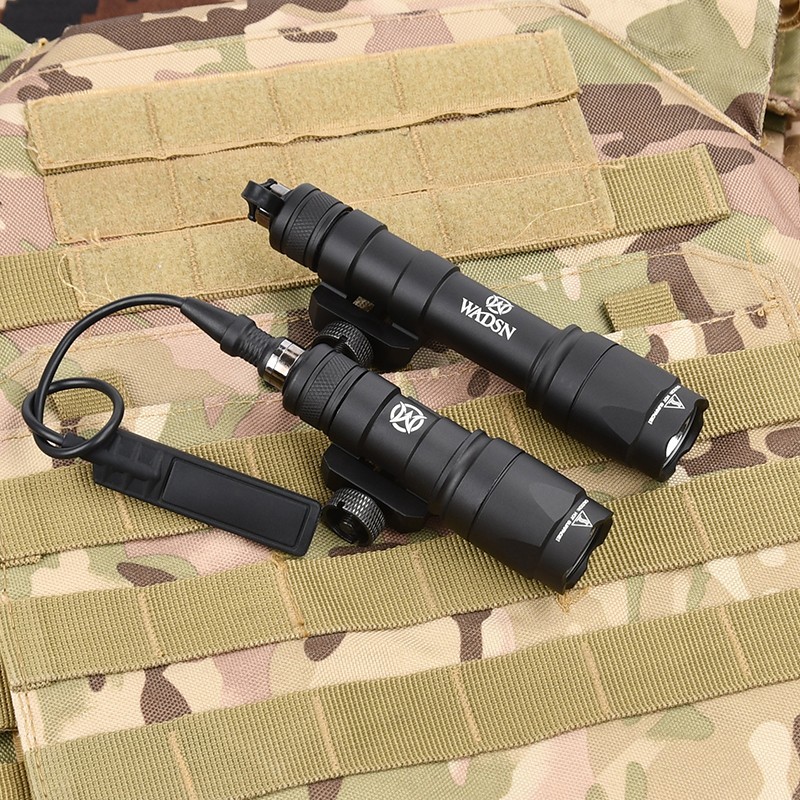 WADSN SF M300A M600C Flashlight Tactical Airsoft LED Search Light Fit 20mm Rail