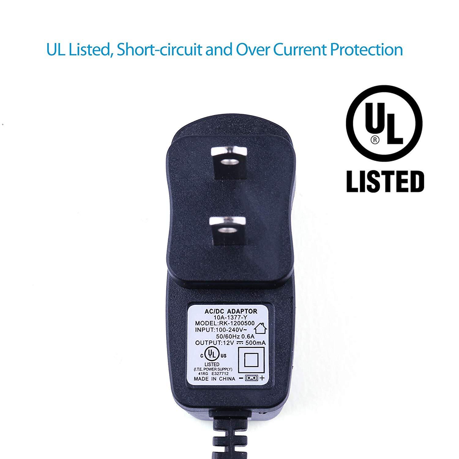 12V Charger for Streamlight Flashlight Adapter Charge Cord AC All Rechargeable