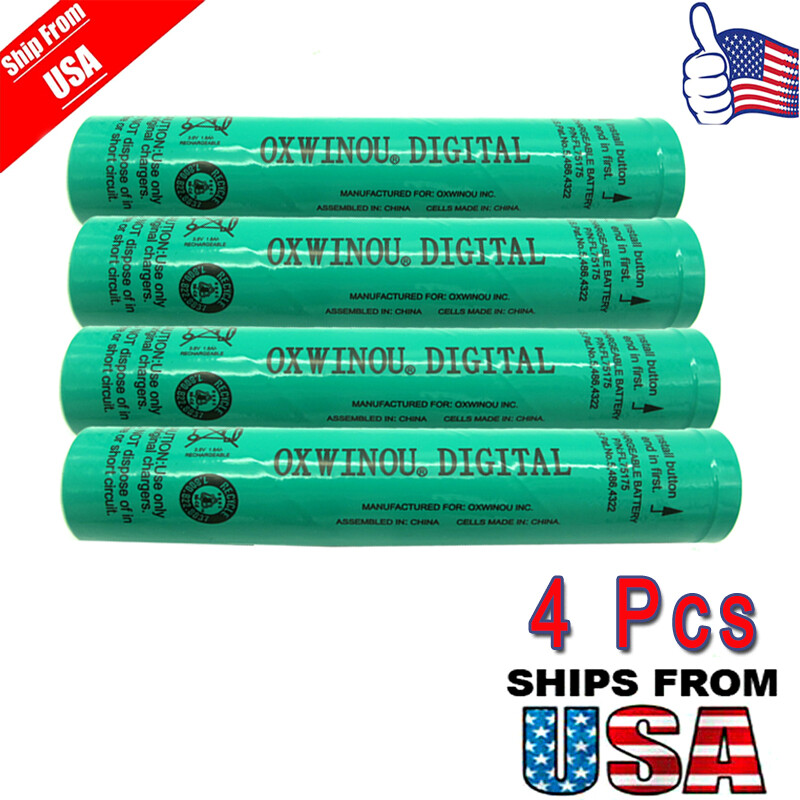 New! 4x 3.6V 1.8Ah Flashlight Battery for Streamlight 75175 75375 Stinger HP XT