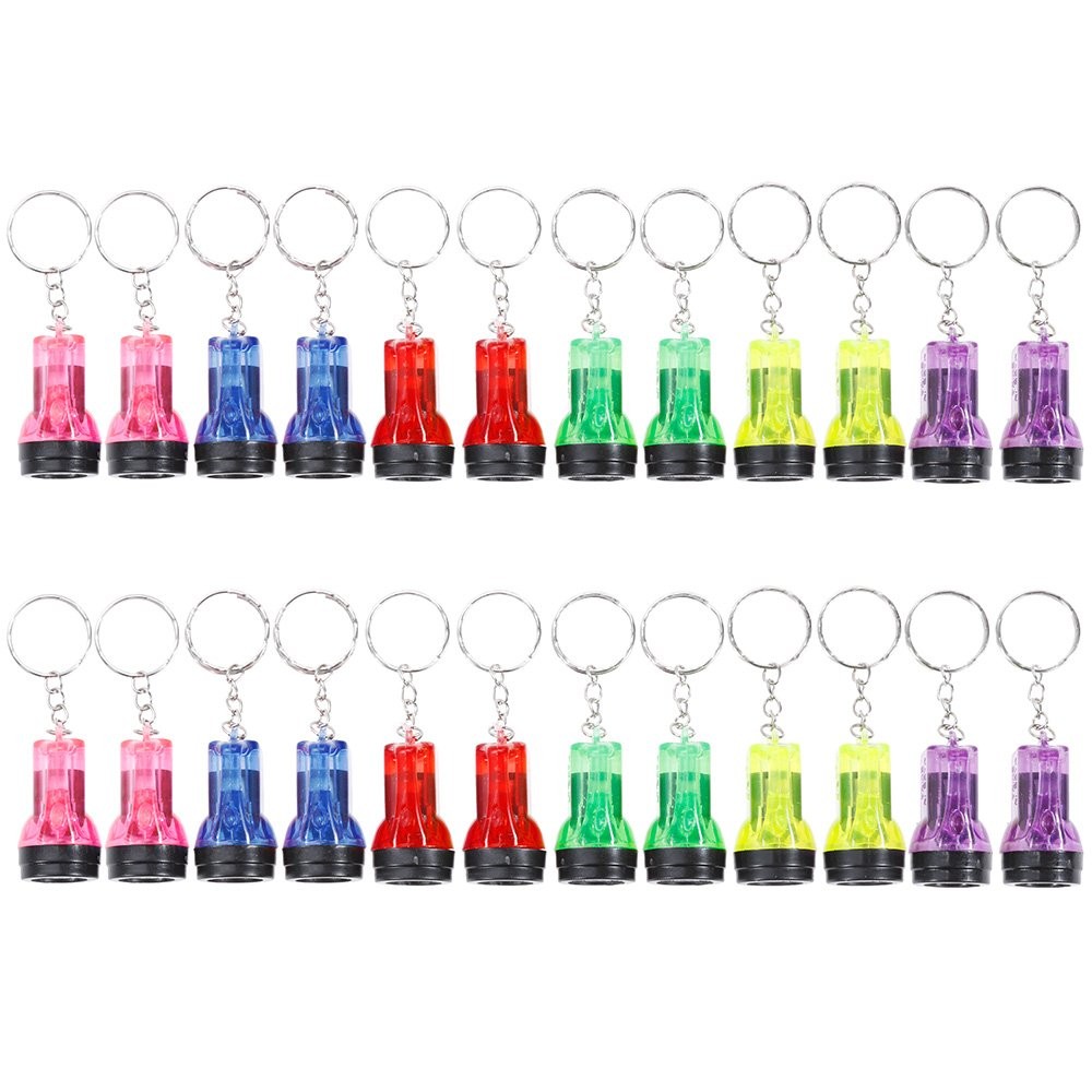 24pcs keychain flashlight mini lamp 4cm