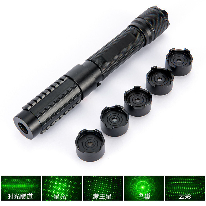 520nm Green Laser pointer Pen Lazer Light Hunting Visible Beam Adjustable Focus
