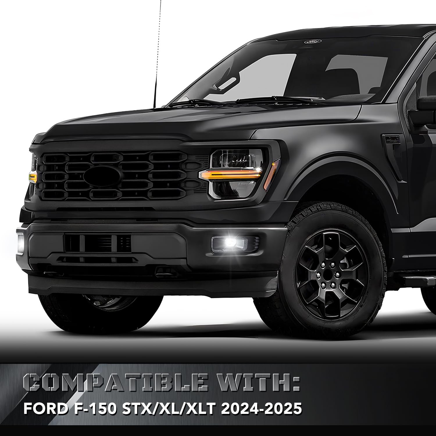 FICOLPO LED Fog Lights for Ford F-150 – LED Fog Light Assembly Kit Front Bump…