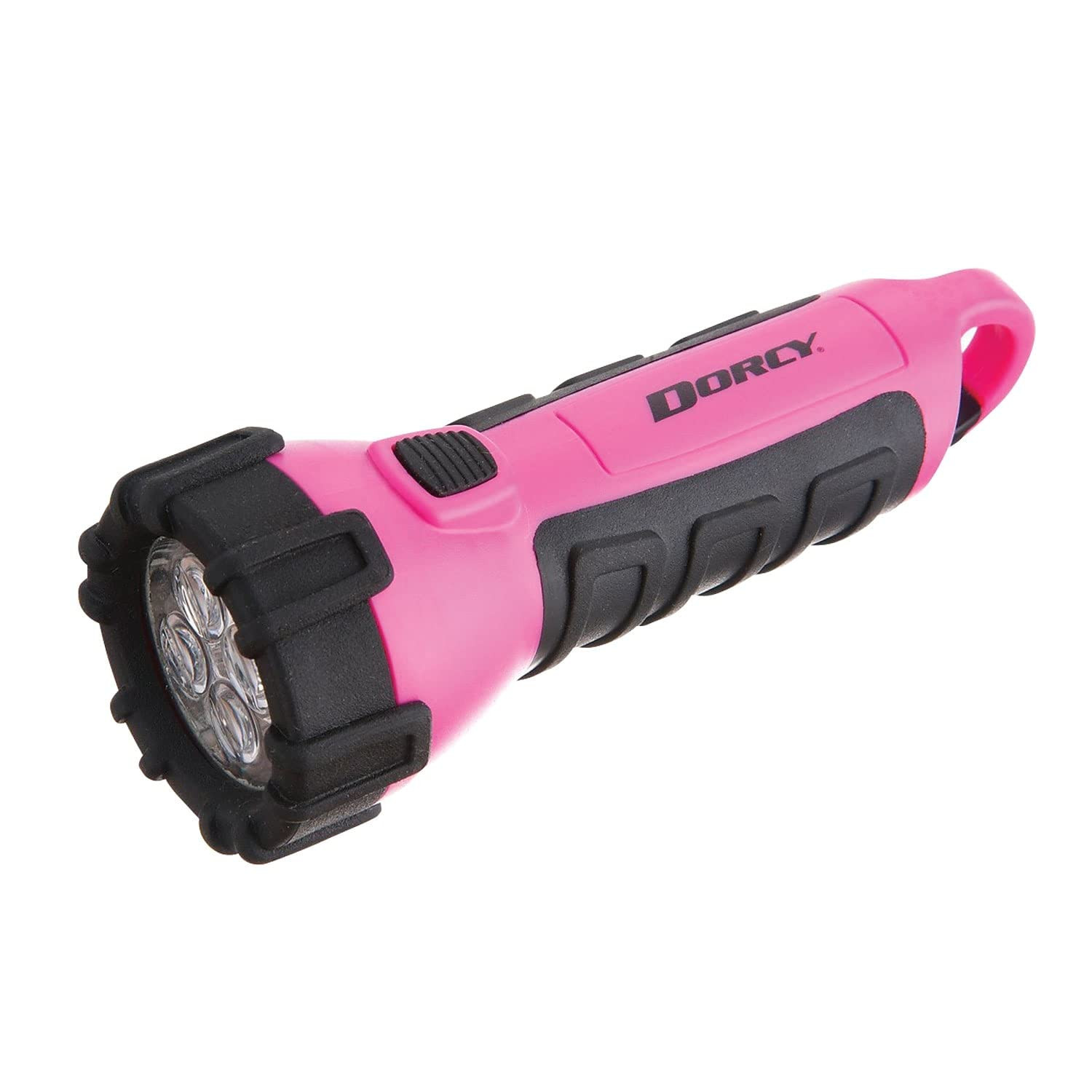 Pink Floating Flashlight 8.8 Inch Waterproof Rugged 55 Lumens 3AA Batteries