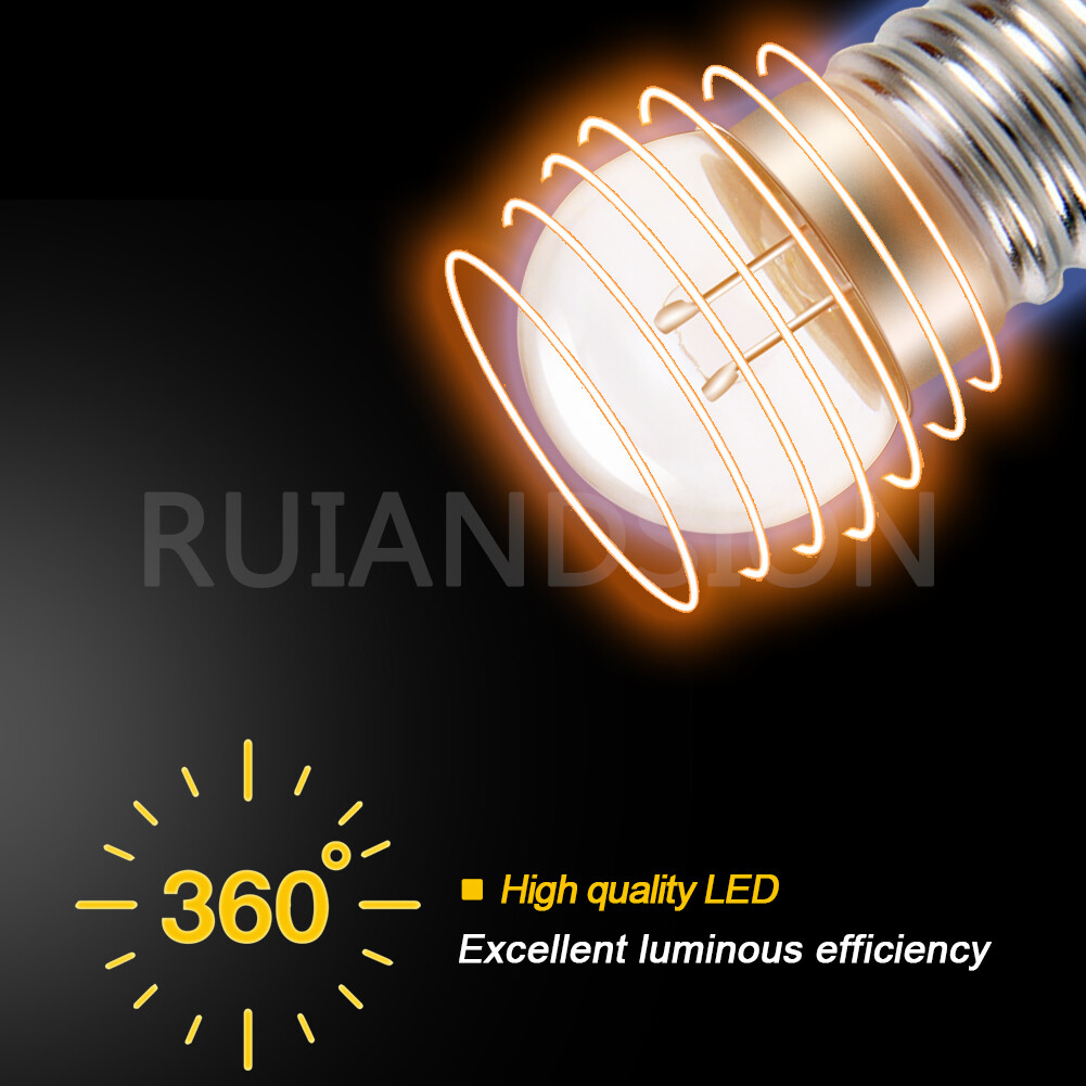 E10 1447 Halogen Bulb Flashlight Bike Light 1.5V/2.5V/3.8V/6V/6.2V Warm White
