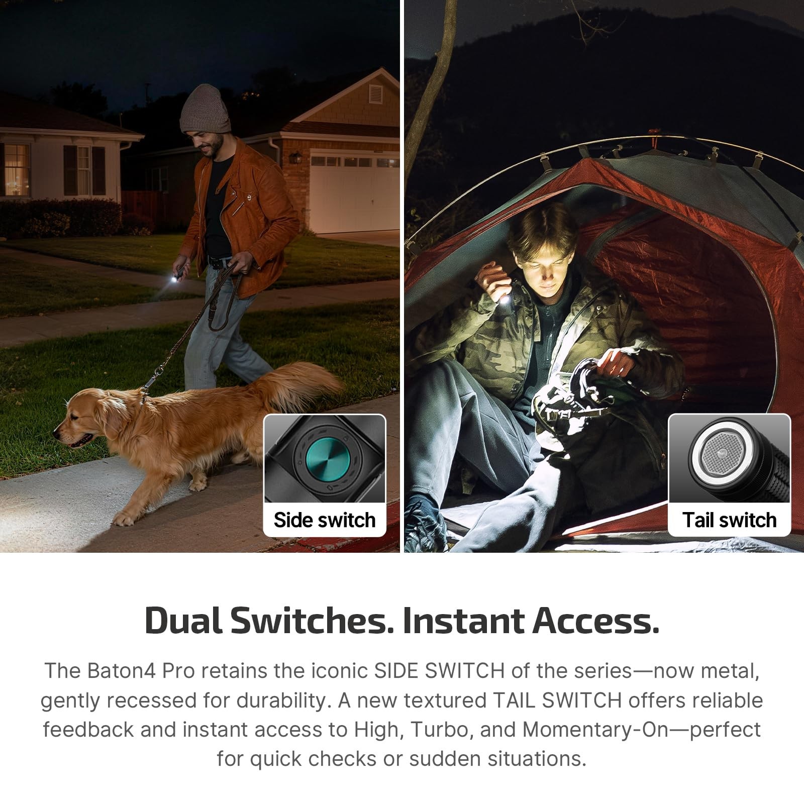 1600 Lumen Flashlight Rechargeable EDC LED Dual Charging Magnetic Pocket Light