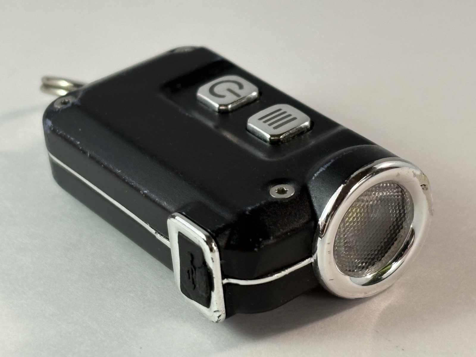 NITECORE TINI 380 Lumens USB Rechargeable Keychain LED Flashlight Black IP54