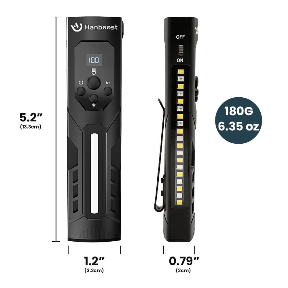 Hanboost 7-in-1 Multi-Function Flashlight—Ideal for Repairs and Outdoor Camping