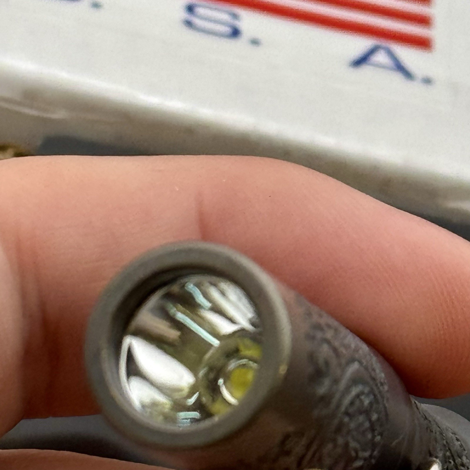 ✨#4 of 12 Titanium Blade Show CWF Charles Wiggins Flashlight Paisley Micro Click
