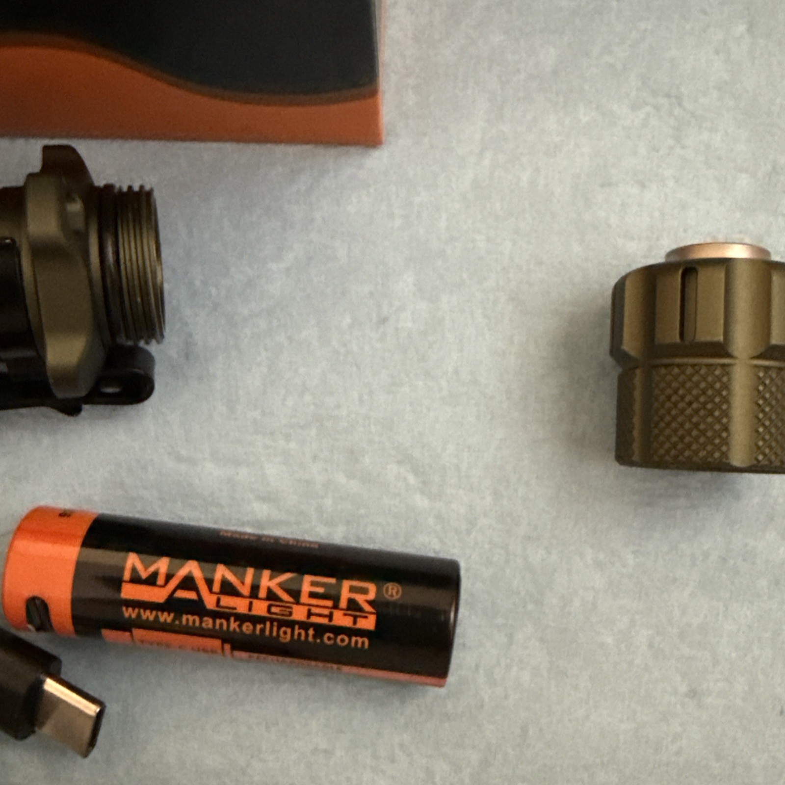 Manker Striker Mini EDC Tactical LED Flashlight 635LM 430M 14500