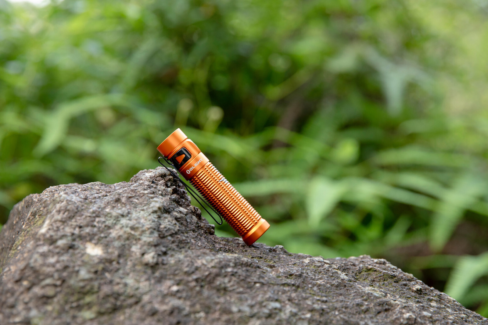 Olight Baton 3 Pro Orange Skeleton Rechargeable Flashlight, 1500 L, Cool White