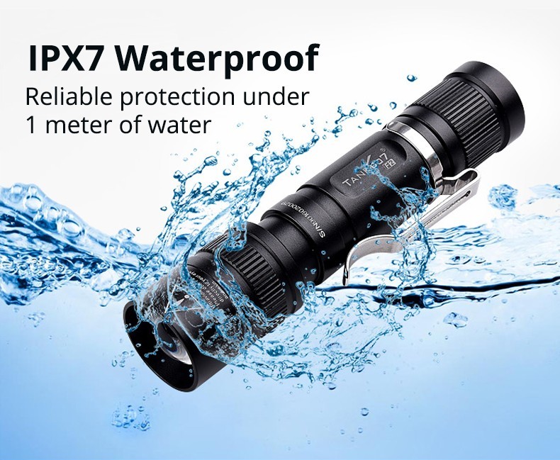 2-in-1 Dual Light LED Flashlight White & UV Black Light for Detection Camping