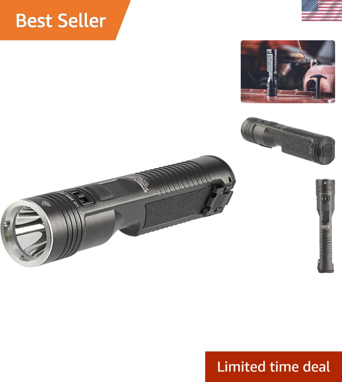 Aluminum Alloy Stinger 2020 Flashlight: Rechargeable, Impact & Weather Resistant