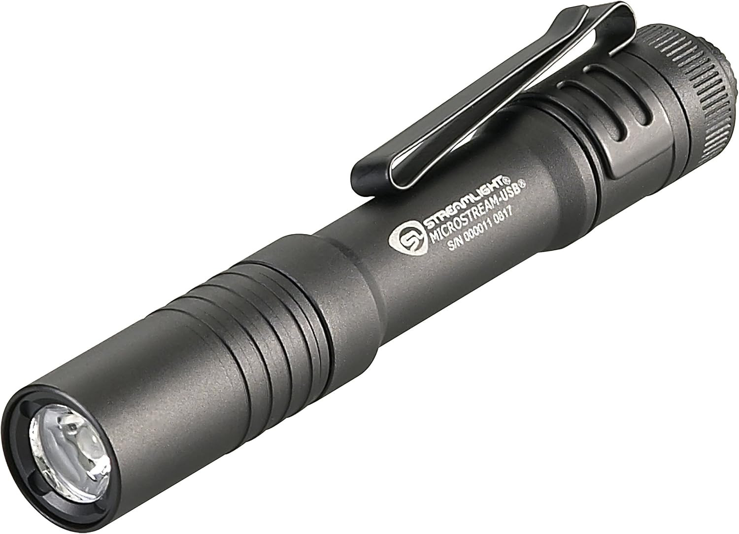 66604 Microstream USB 250-Lumen 1150-Candela EDC Ultra-Compact LED Flashlight wi