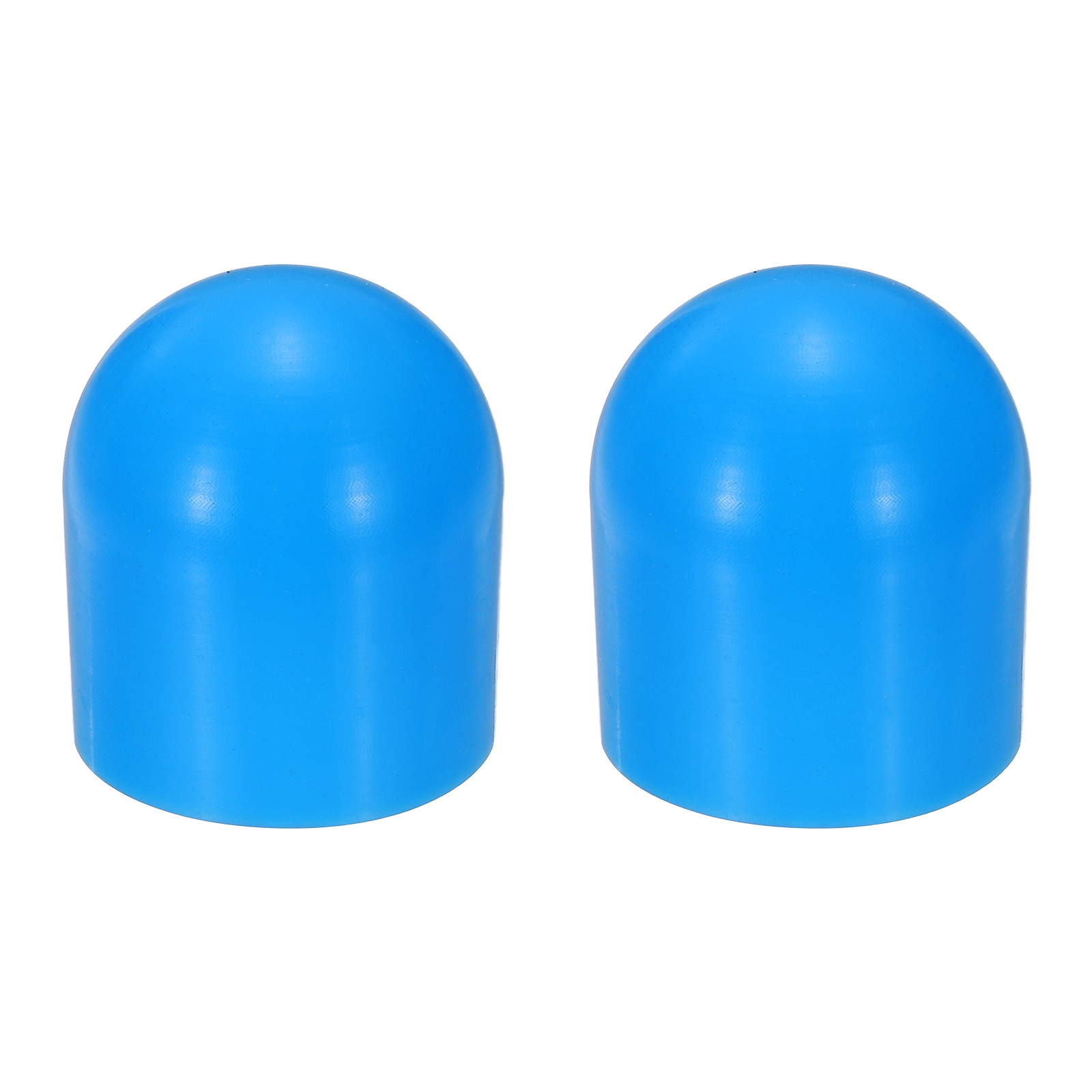 2Pcs Flashlight Diffuser Cap, 43mm IDx50mm Flexible Silicone End Cap, Blue