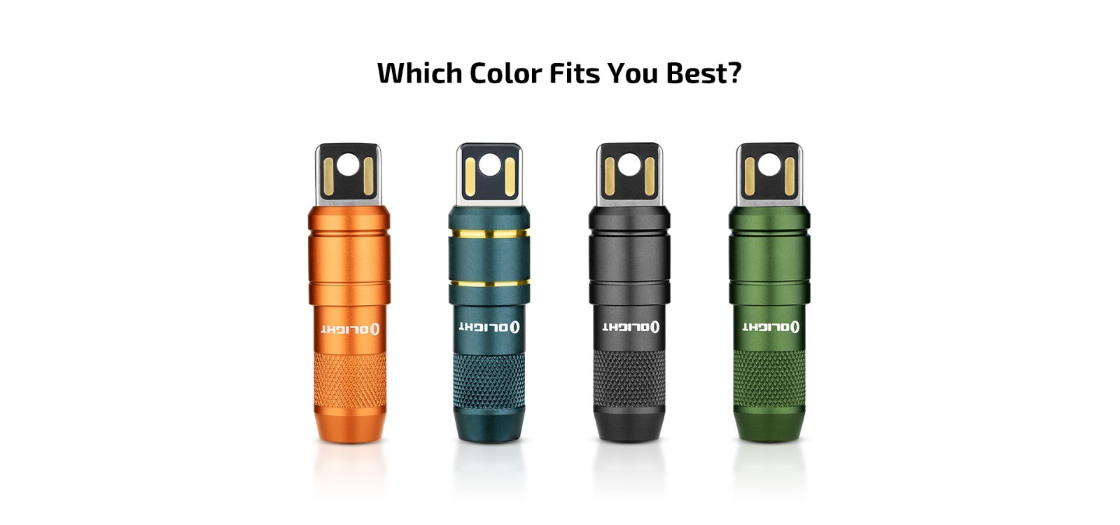 Olight imini 2 Dream Blue Rechargeable Mini Keychain EDC Flashlight, 50 Lumens