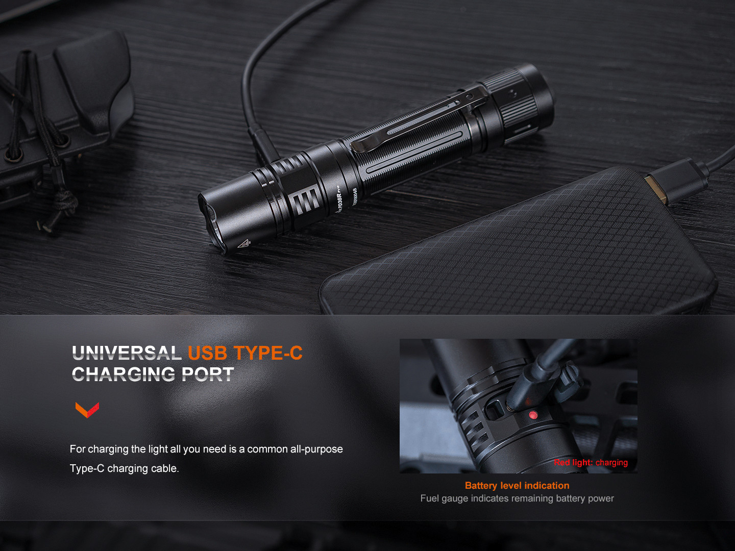 Fenix PD36R Pro Rechargeable 2800 Lumen Tactical Flashlight