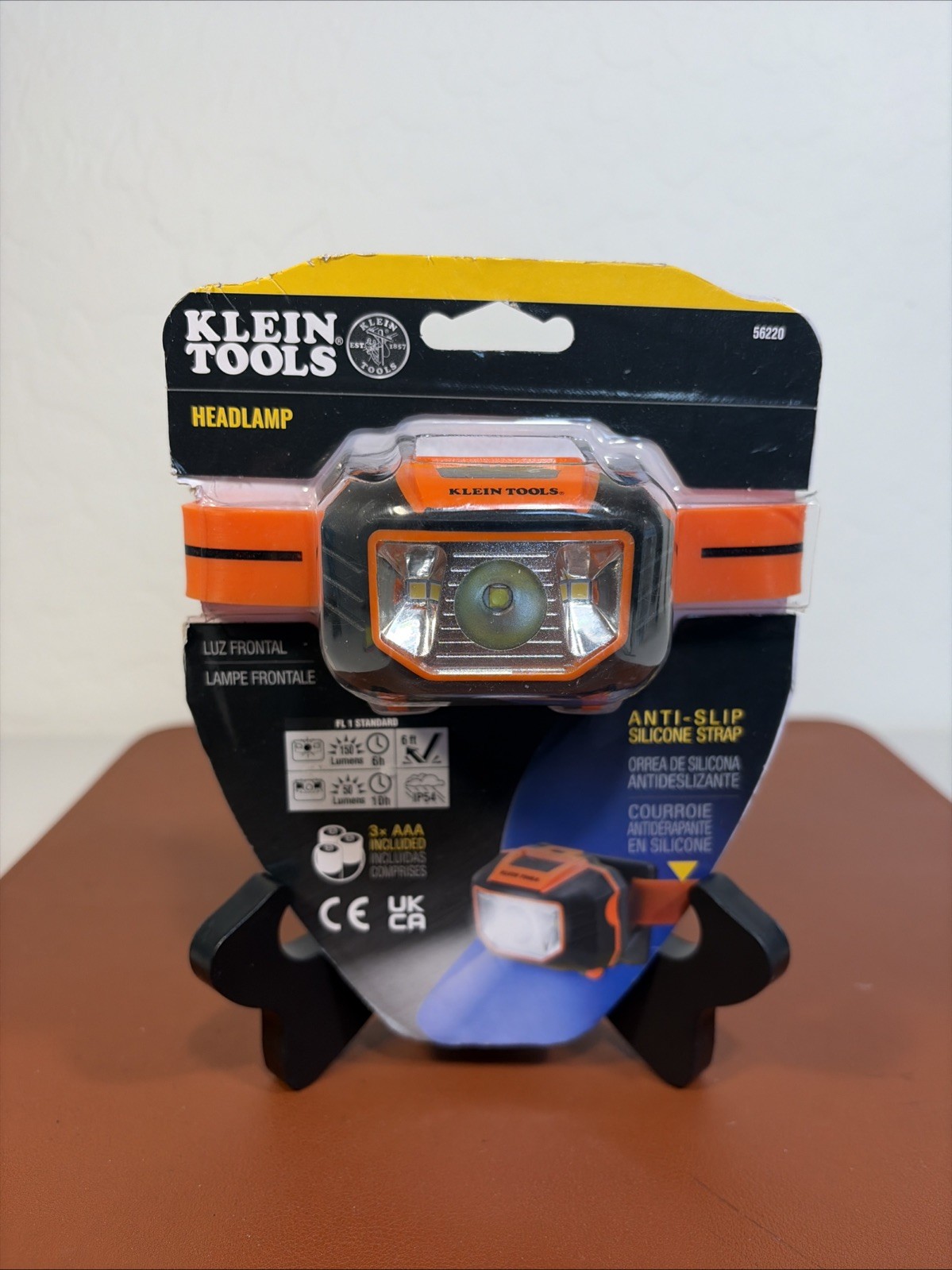 Klein Tools 56220 LED Headlamp Flashlight with Strap for Hard Hat | New