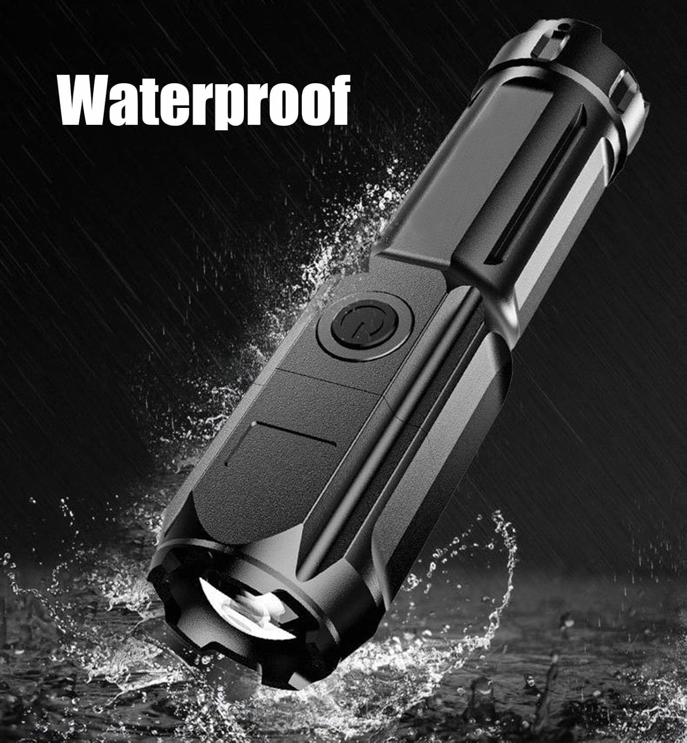 Rechargeable 990000LM LED Flashlight Tactical Police Super Bright Torch Zoomable