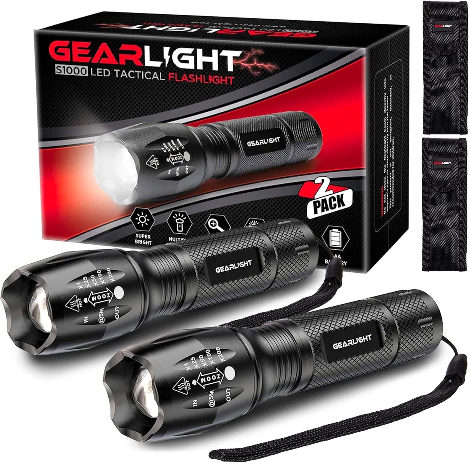 Tactical Mini Flashlight with Zoomable Beam and High Brightness for Everyday Use
