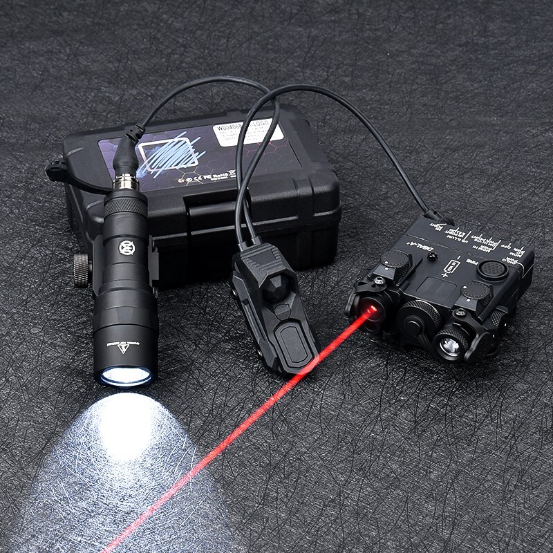 Nylon DBAL-A2 Laser Airsoft Surefir M300 M300C Weapon Flashlight Hunting Switch