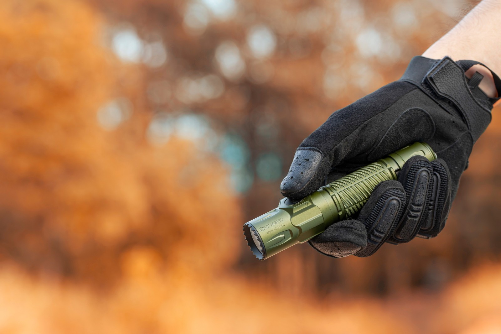 Olight Warrior Ultra OD Green 2500 Lumens Tactical Flashlight with OAL Material