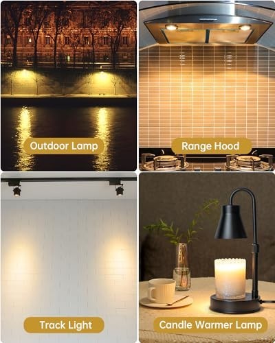 120v 35W GU10 Bulb for Candle Warmer Lamp, 2pcs gu10+c Dimmable 2800K Warm