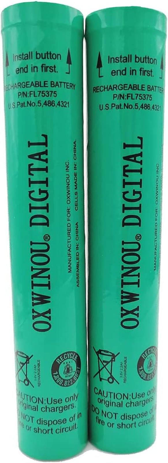 3.6V 2200Mah Ni-Mh Battery for Streamlight Stinger 75375 75175 Pelican M9