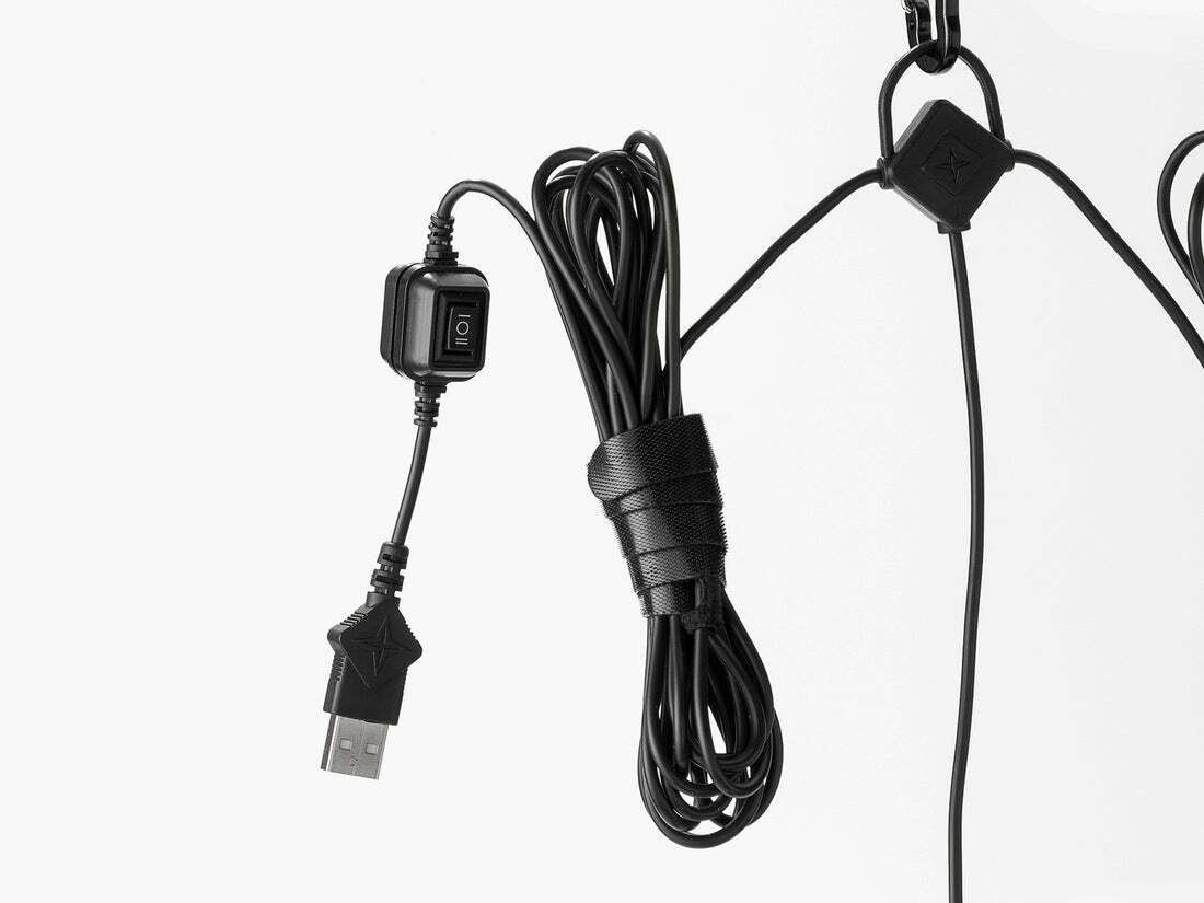 Barebones Living Edison String Light Powder-Coated Steel / Acrylic Construction