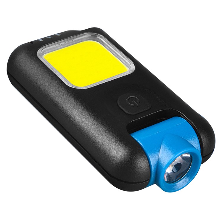 Mini LED COB Flashlight Waterproof Portable Keychain Torch Light Camping Lamp