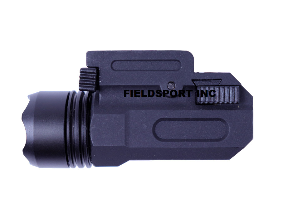 1W LED Pistol Flashlight Quick Detach QD 200 Lumens CR123A Battery Included
