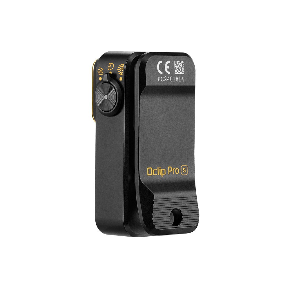 Olight Oclip Pro S Black Multifunctional Clip Light & Oclip Headlamp Strap