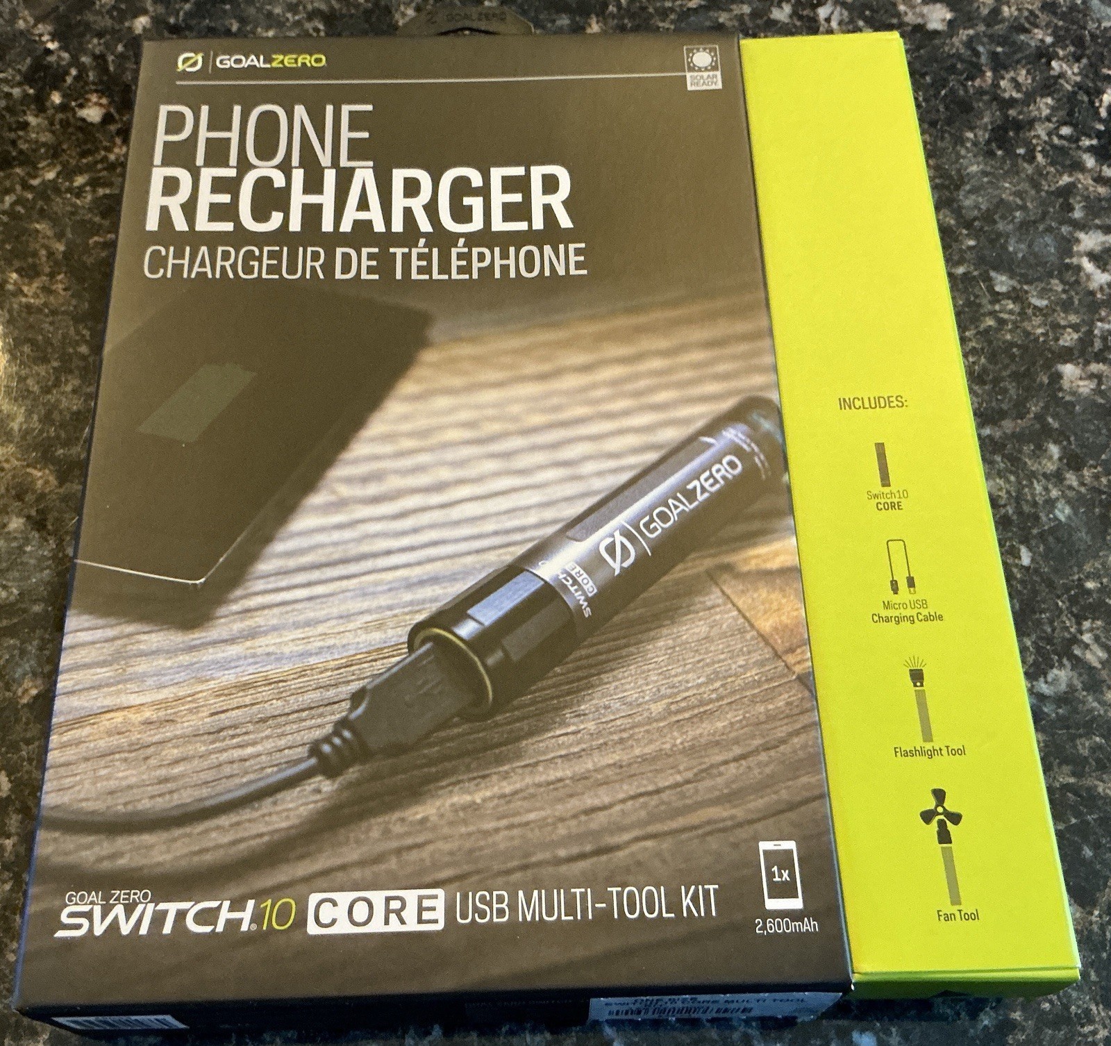 Goalzero Model Number # Switch 10 Core USB Multi-Tool Kit Rechargeable