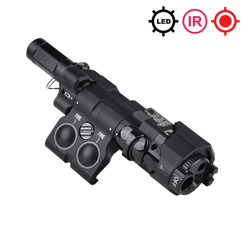 Aluminum MAWL Laser Aiming Indicator +Tail Cover Red/Green IR Laser White LED