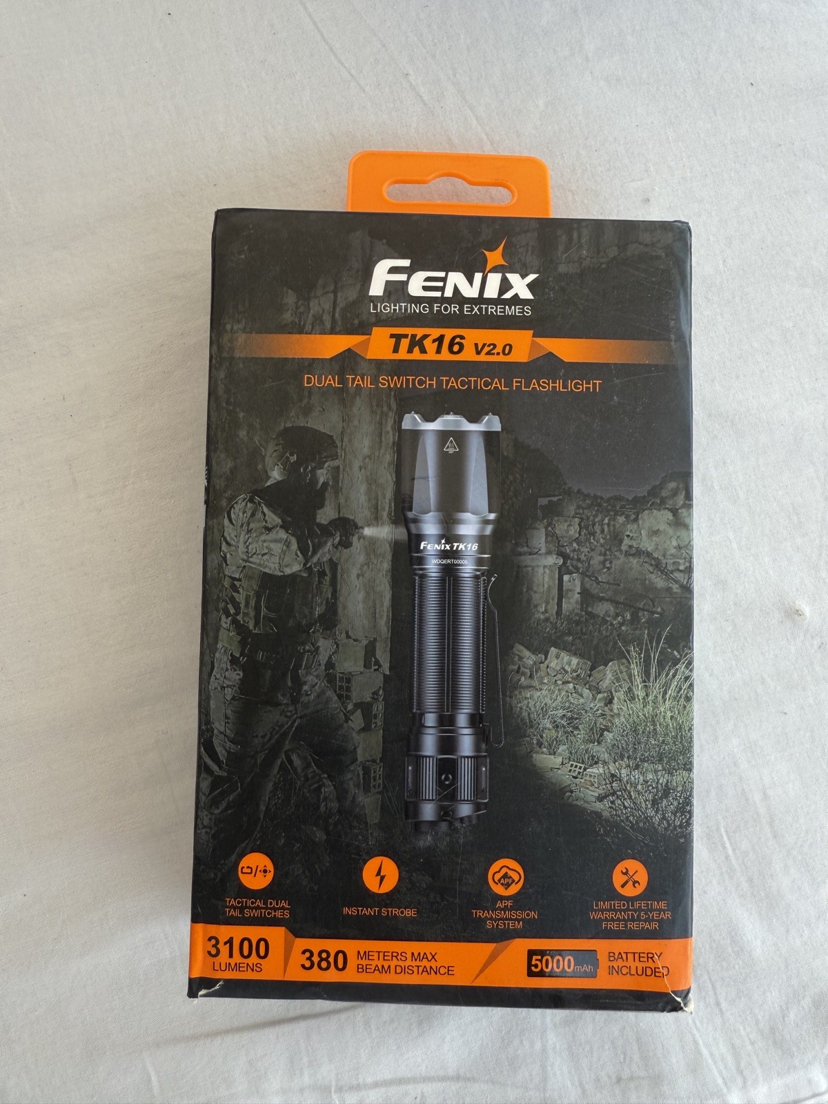 Fenix TK16 V2.0 Tactical Flashlight – 3100 Lumens