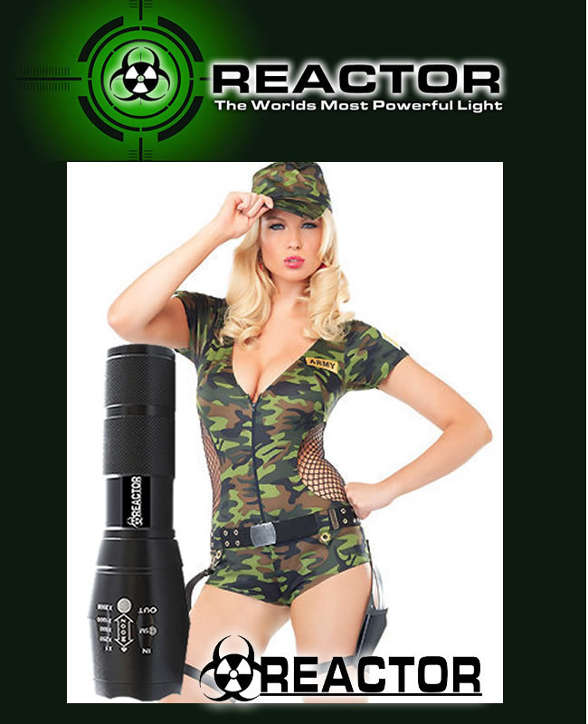 Flashlight LEP LED Long Throw REACTOR EXTREME *USA SELLER FAST FREE SHIPPING