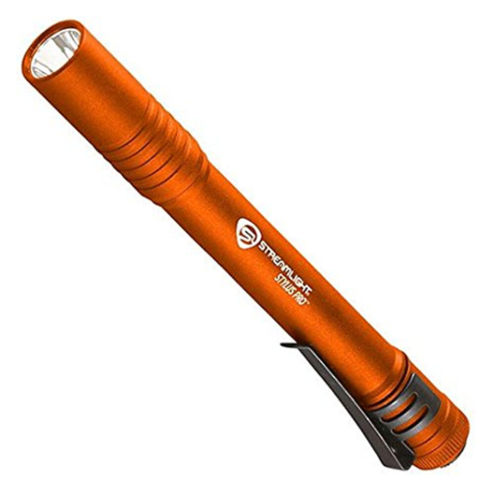 Streamlight Inc 66128 Stylus Pro Orange Clam Packaged White Led