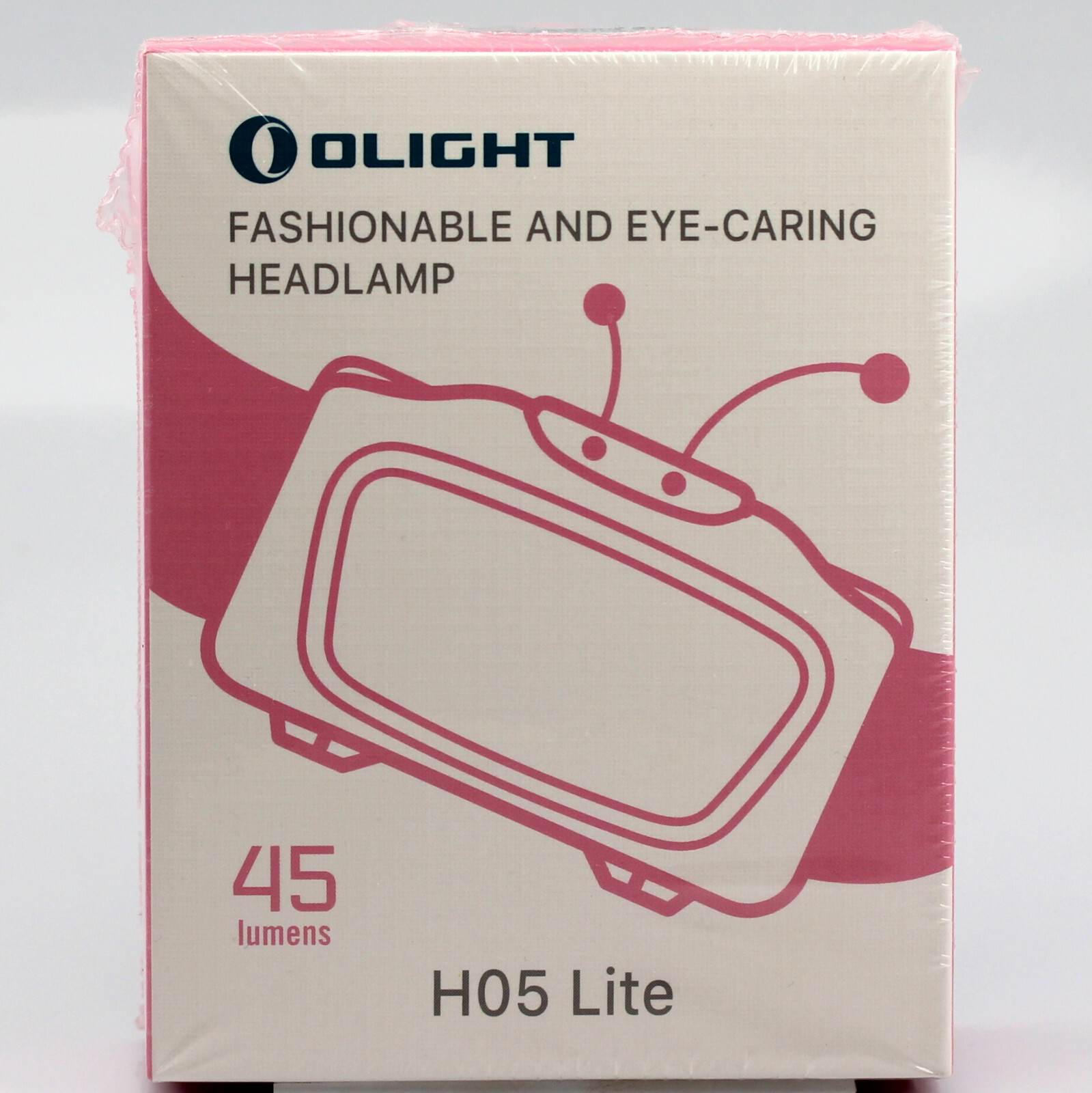 NEW Olight H05 Lite Pink Fashionable Eye-Caring Headlamp 45 Lum Battery Included
