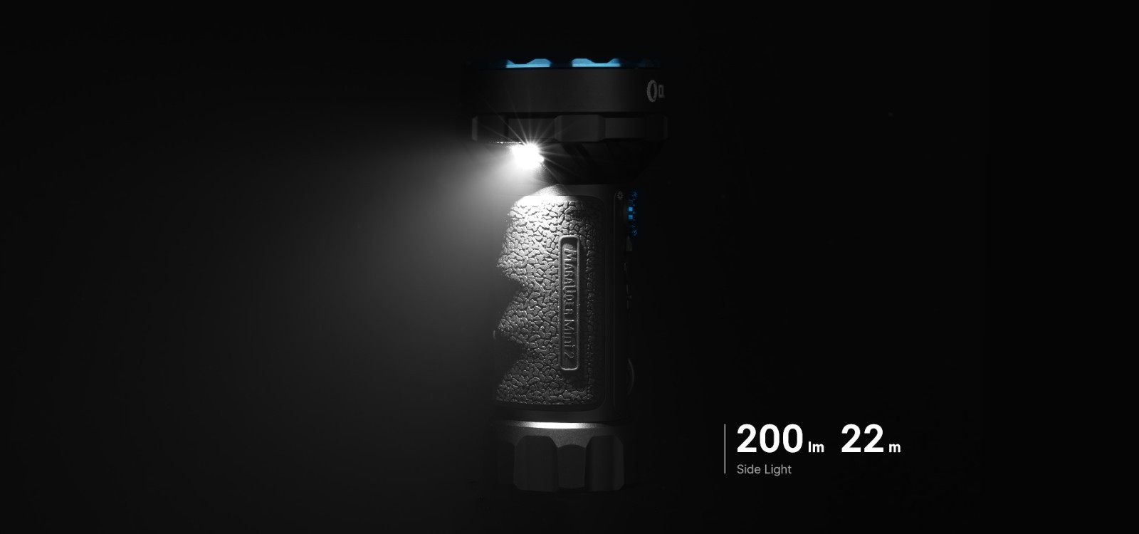 Olight Marauder Mini 2 10,000 Lumen Ultra Bright Long Throwing Flashlight (Blue)
