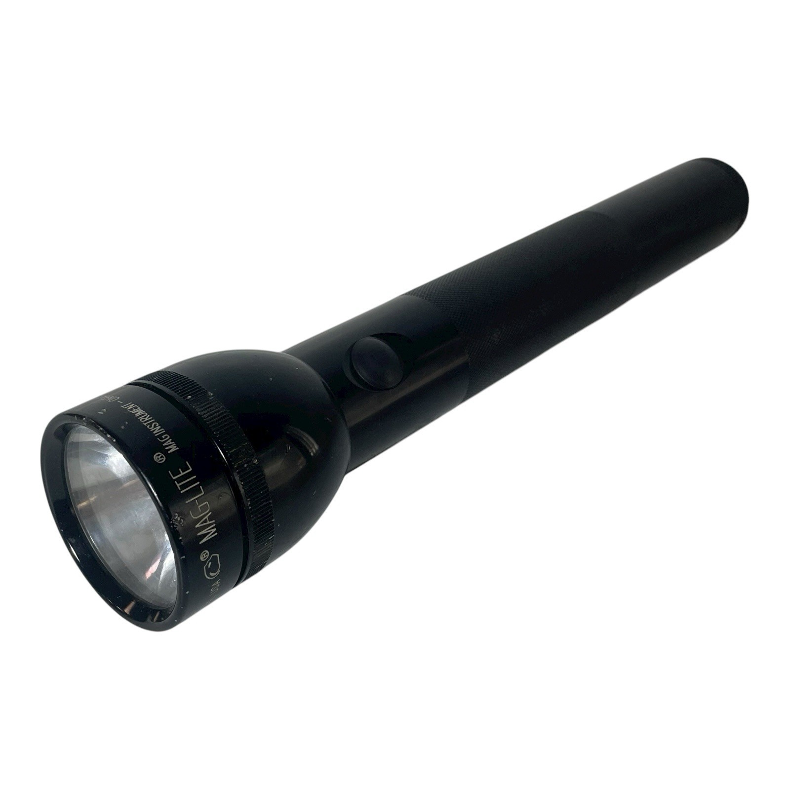 Mag-Lite 12.5″ Black Flashlight 3 D Batteries Flash Light Tested Made In USA